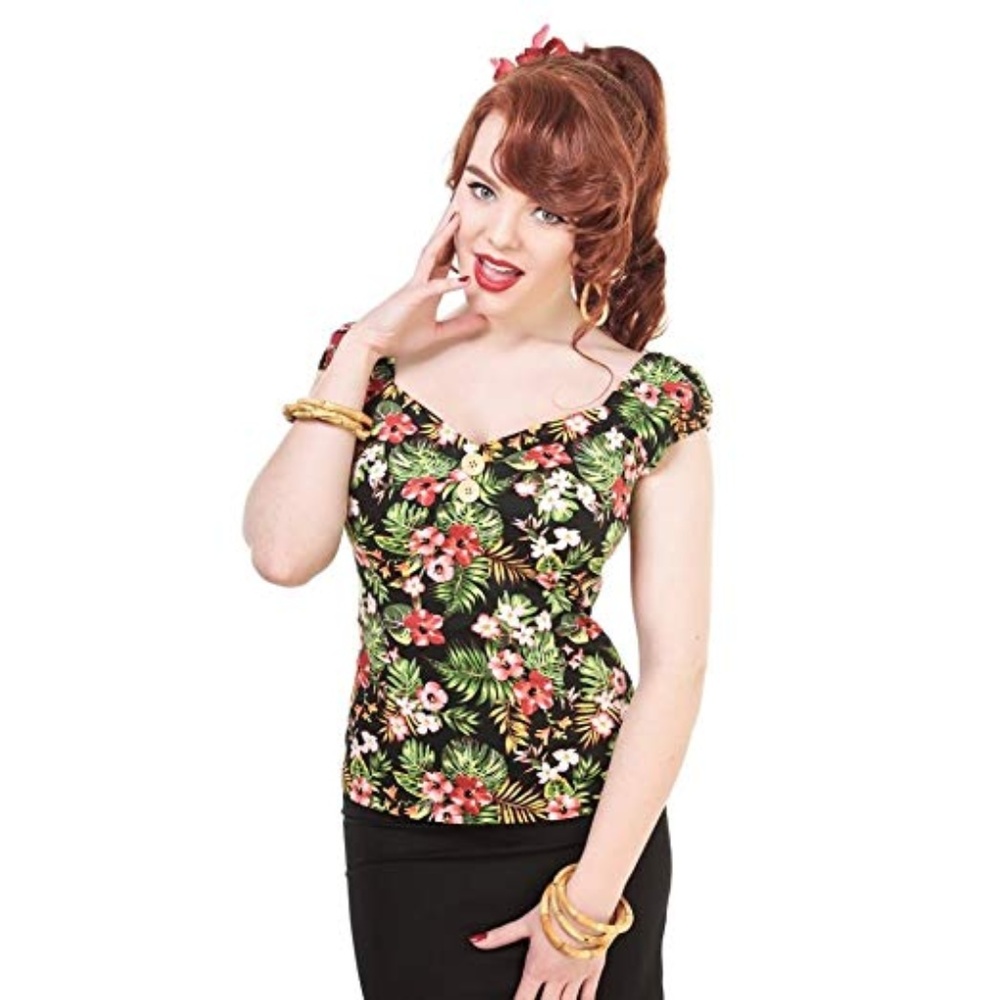 Collectif Tahiti Doll Top XXS Worn Once PERFECT